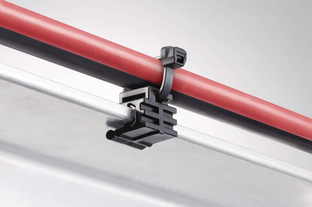 Wire Management carried by North Coast cable tie mount