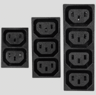 Power cords carried by North Coast multiple outlet modules