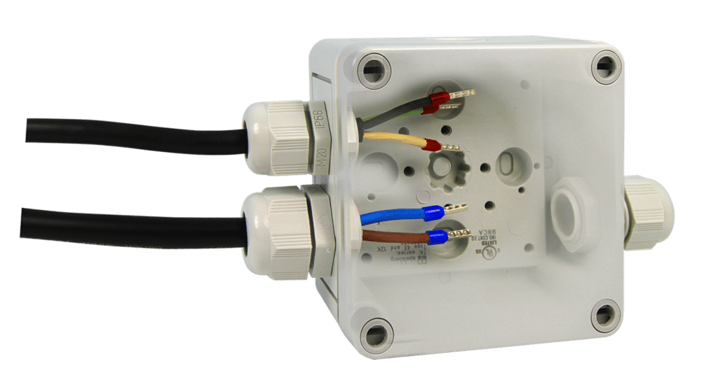 Cable gland enclosure a product carried by North Coast Components Inc.